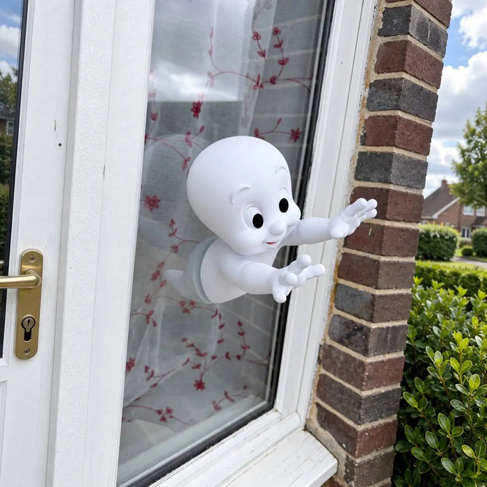 3D Peeking Ghost Halloween Window Decoration
