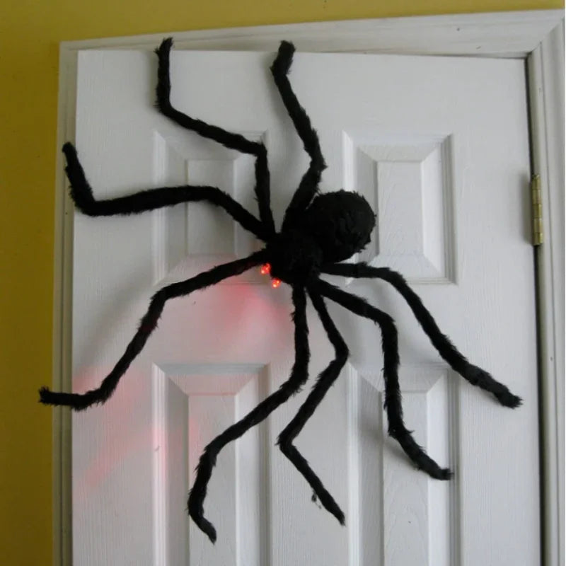Giant Black Halloween Spider – Scary Outdoor & Indoor Decoration